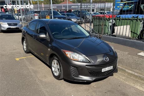 Grey 2011 Mazda 3 Sedan Neo