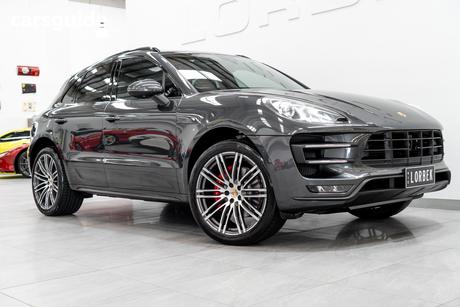 Grey 2016 Porsche Macan Wagon Turbo