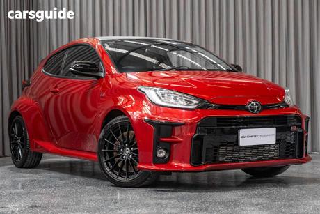 Red 2021 Toyota GR Yaris Hatchback Gr