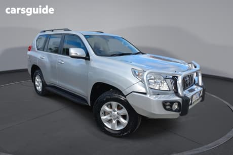 Silver 2011 Toyota Landcruiser Prado Wagon Gxl (4X4)