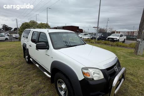 White 2008 Mazda BT-50 Dual Cab Pick-up B3000 Dx (4X4)