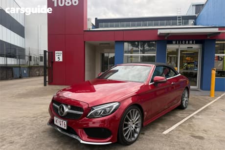 Red 2016 Mercedes-Benz C300 Coupe