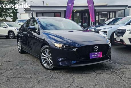 Blue 2024 Mazda 3 Hatchback G20 Pure