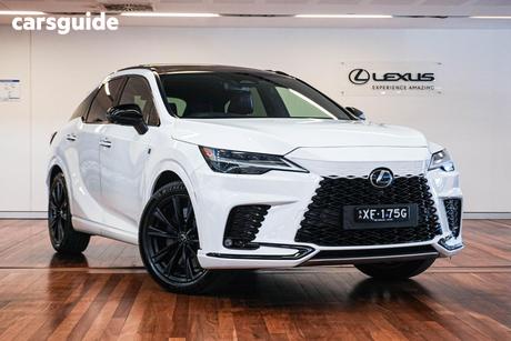 White 2025 Lexus RX500H Wagon F Sport Performance Hybrid