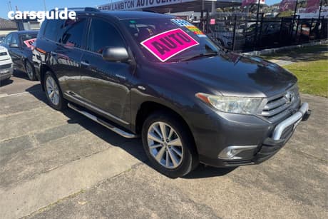 Grey 2010 Toyota Kluger Wagon Grande (4X4)