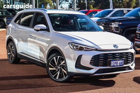 White 2025 MG ZS Hybrid+ Wagon Essence