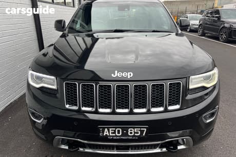 Black 2015 Jeep Grand Cherokee Wagon Overland (4X4)