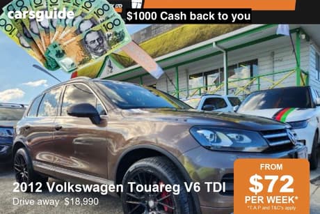 Brown 2012 Volkswagen Touareg Wagon 150 Tdi