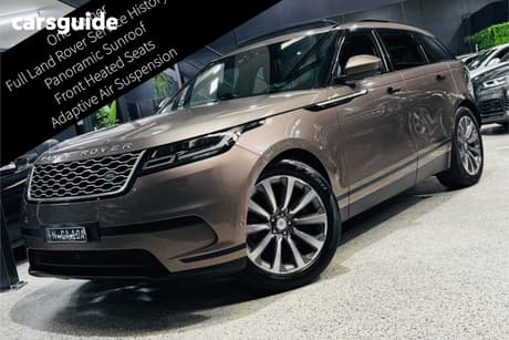 Beige 2018 Land Rover Range Rover Velar SUV D300 SE 4WD