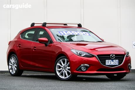 Red 2015 Mazda 3 Hatchback Sp25 Gt