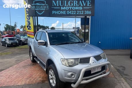 Silver 2011 Mitsubishi Triton Double Cab Utility Glx-R (4X4)