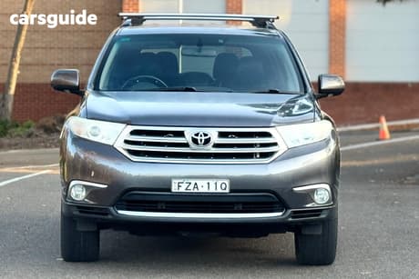 Grey 2013 Toyota Kluger Wagon Kx-S (Fwd)