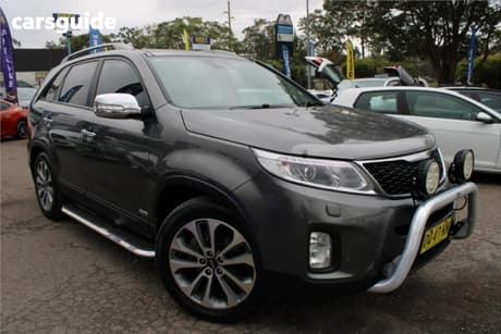 Grey 2014 Kia Sorento Wagon Platinum (4X4)