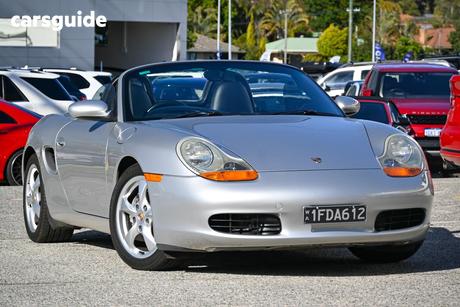 Silver 2002 Porsche Boxster Roadster