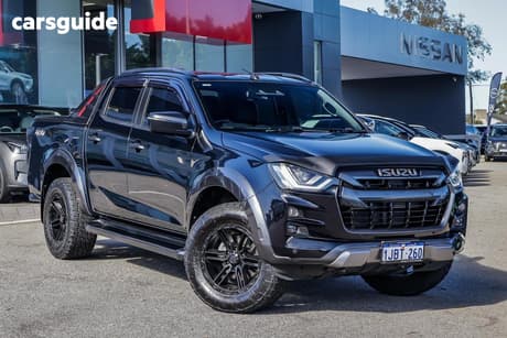 Black 2022 Isuzu D-MAX Crew Cab Utility X-Terrain (4X4)