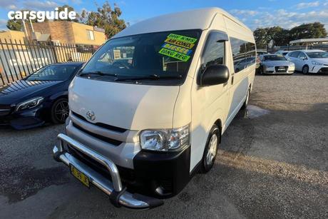 White 2017 Toyota HiAce OtherCar COMMUTER KDH223R MY16