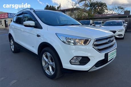 White 2018 Ford Escape Wagon Trend (Awd) (5 Yr)