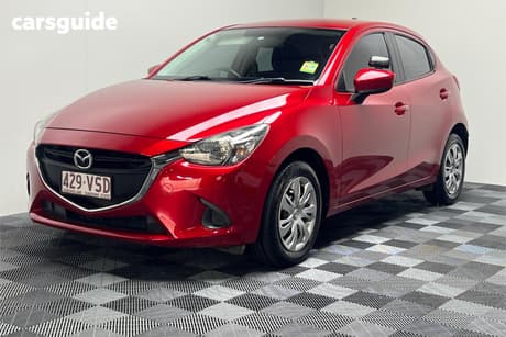 Red 2014 Mazda 2 Hatchback Neo