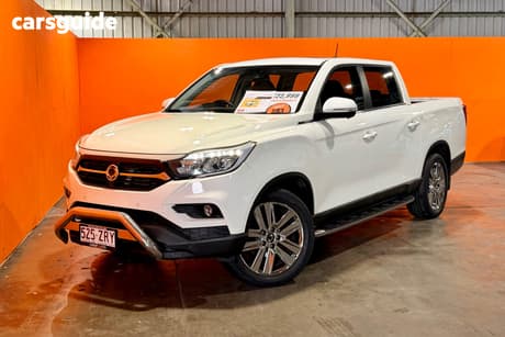 White 2019 Ssangyong Musso XLV Dual Cab Utility Ultimate Plus (Aw20)