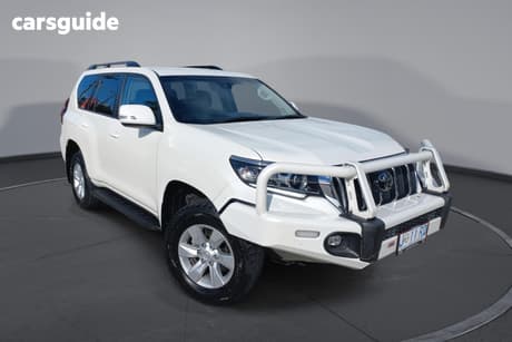 White 2021 Toyota Landcruiser Prado Wagon Gxl