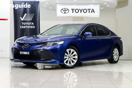 Blue 2018 Toyota Camry Sedan Ascent