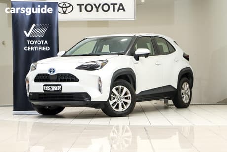 White 2023 Toyota Yaris Cross Wagon Gx Hybrid