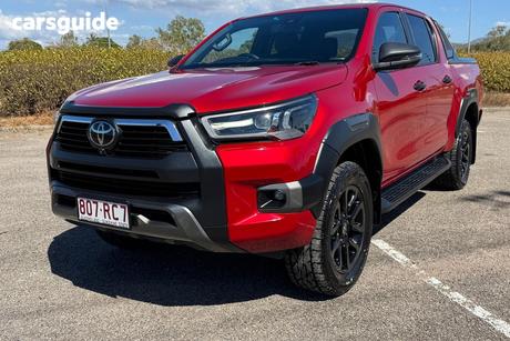 Red 2021 Toyota Hilux Double Cab Pick Up Rogue (4X4)