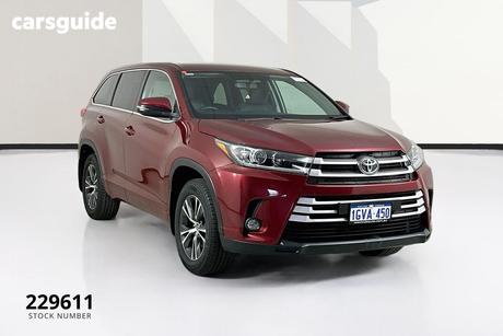 Red 2017 Toyota Kluger Wagon Gx (4X4)