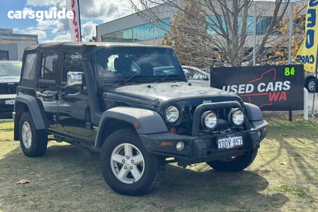 Black 2007 Jeep Wrangler Softtop Unlimited Sport (4X4)