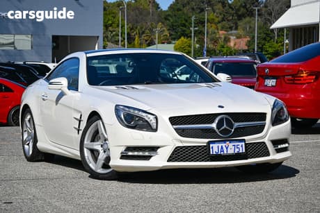 White 2014 Mercedes-Benz SL350 Convertible Be