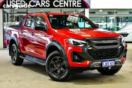 Orange 2024 Isuzu D-MAX Crew Cab Utility X-Terrain (4X4)