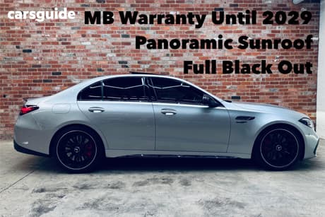 Silver 2024 Mercedes-Benz C63 Sedan S E Performance