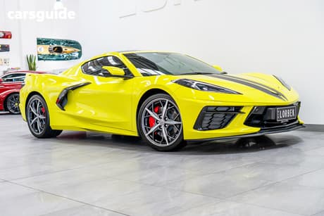 Yellow 2021 Chevrolet Corvette Coupe 3Lt Carbon Edition