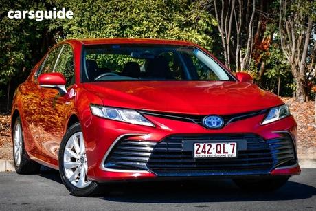 Red 2023 Toyota Camry Sedan Ascent
