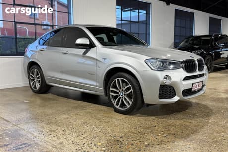 Silver 2016 BMW X4 Coupe Xdrive 20D