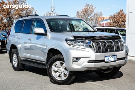 Silver 2020 Toyota Landcruiser Prado Wagon Gxl Flat Tailgate