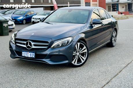 Grey 2015 Mercedes-Benz C200 Sedan