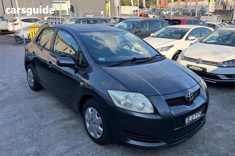 Grey 2009 Toyota Corolla Hatchback Ascent