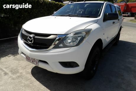 White 2016 Mazda BT-50 Dual Cab Utility Xt (4X2)