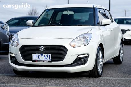 White 2019 Suzuki Swift Hatchback Gl Navigator