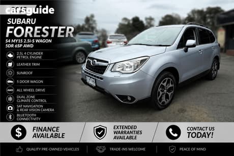 Silver 2015 Subaru Forester Wagon 2.5I-S