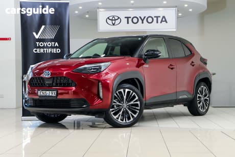 Red 2021 Toyota Yaris Cross Wagon Urban Hybrid
