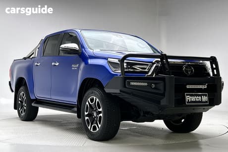 Blue 2023 Toyota Hilux Double Cab Pick Up Sr5 (4X4)