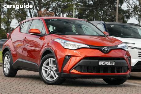 Orange 2020 Toyota C-HR Wagon Gxl (2Wd)