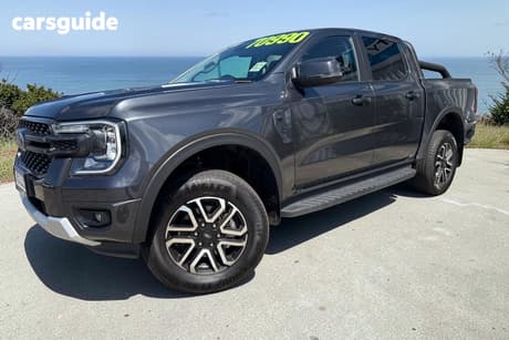 Grey 2025 Ford Ranger Double Cab Pick Up Sport 3.0 (4X4)