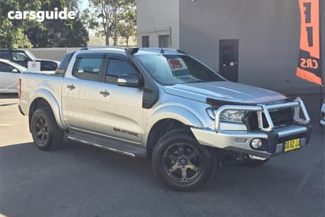 Silver 2017 Ford Ranger Dual Cab Pick-up Wildtrak 3.2 (4X4)