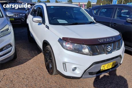 White 2018 Suzuki Vitara Wagon S Turbo (Fwd)