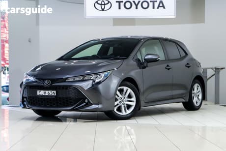 Grey 2020 Toyota Corolla Hatchback Sx