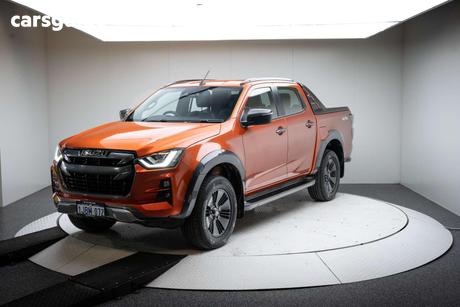 Orange 2021 Isuzu D-MAX Crew Cab Utility X-Terrain (4X4)