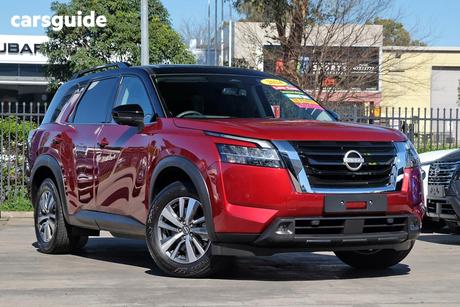 Red 2024 Nissan Pathfinder Wagon Ti (4Wd)
